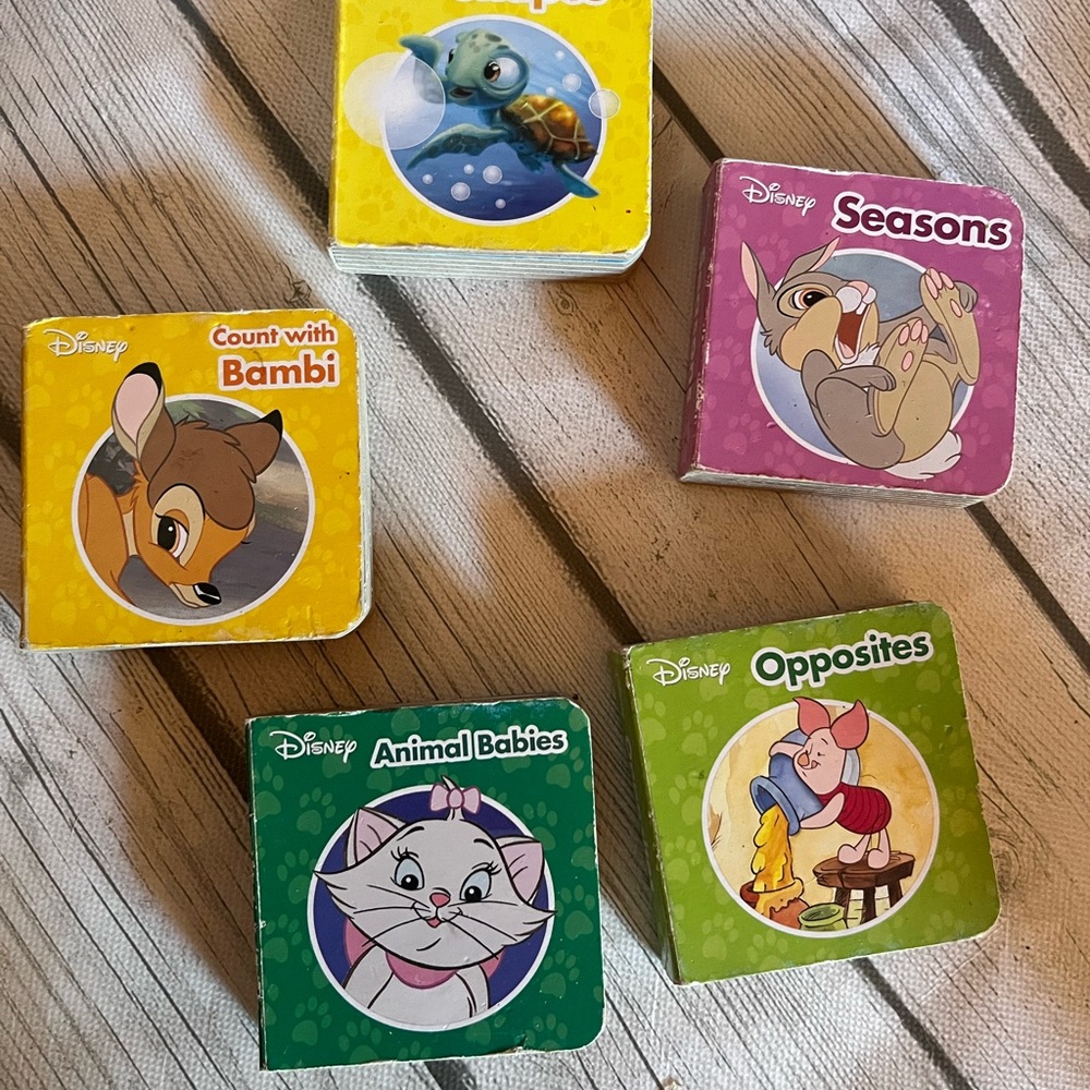 Disney Mini Board Book 5 Book Set